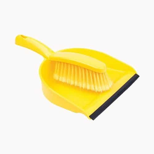 Dustpan and Brush Set - Yellow